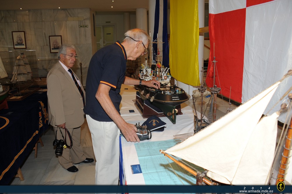 Exposición de maquetas en el Cuartel General de la Armada